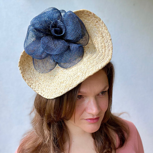 Lola Navy Blue Fascinator