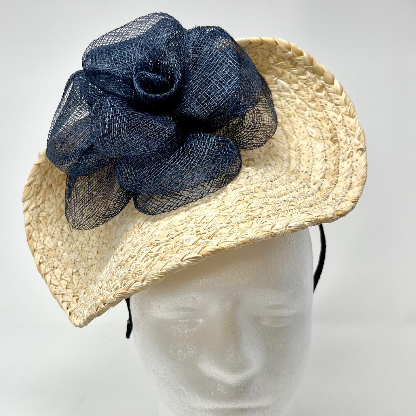 Lola Navy Blue Fascinator