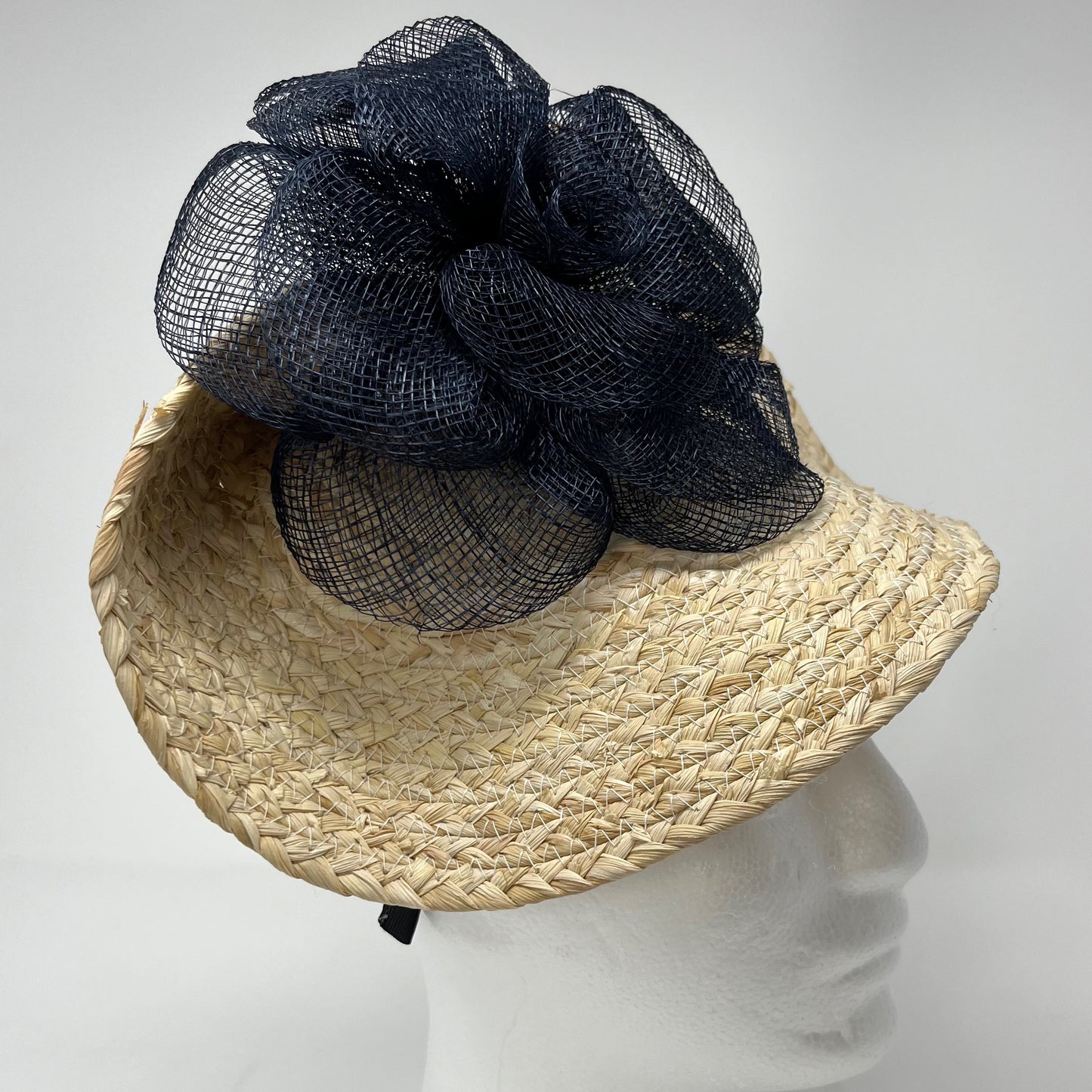 Lola Navy Blue Fascinator