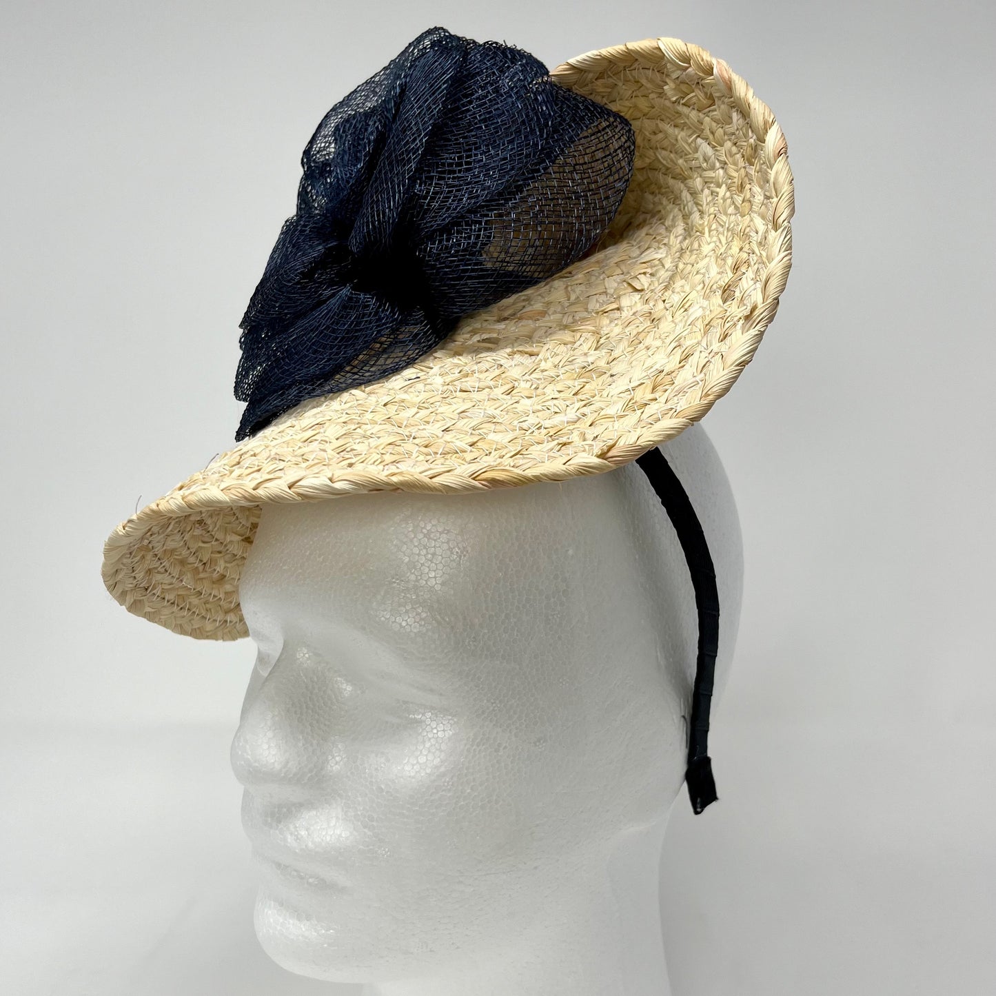 Lola Navy Blue Fascinator