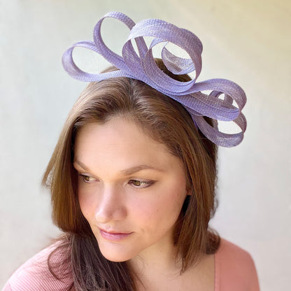 Margot Purple Fascinator