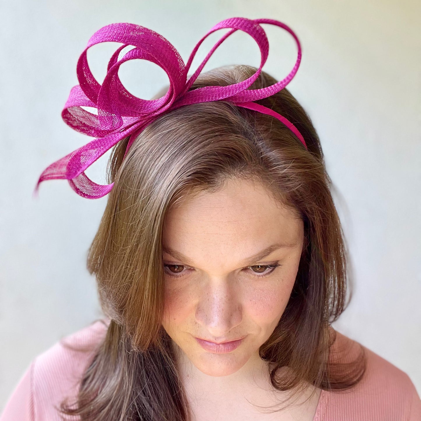 Margot Hot Pink Fascinator