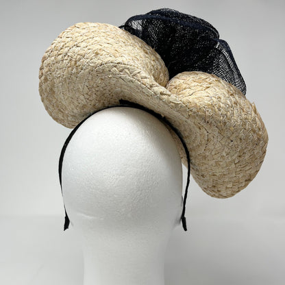 Lola Navy Blue Fascinator