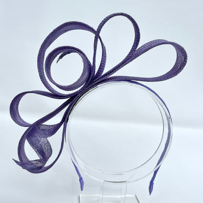 Margot Purple Fascinator