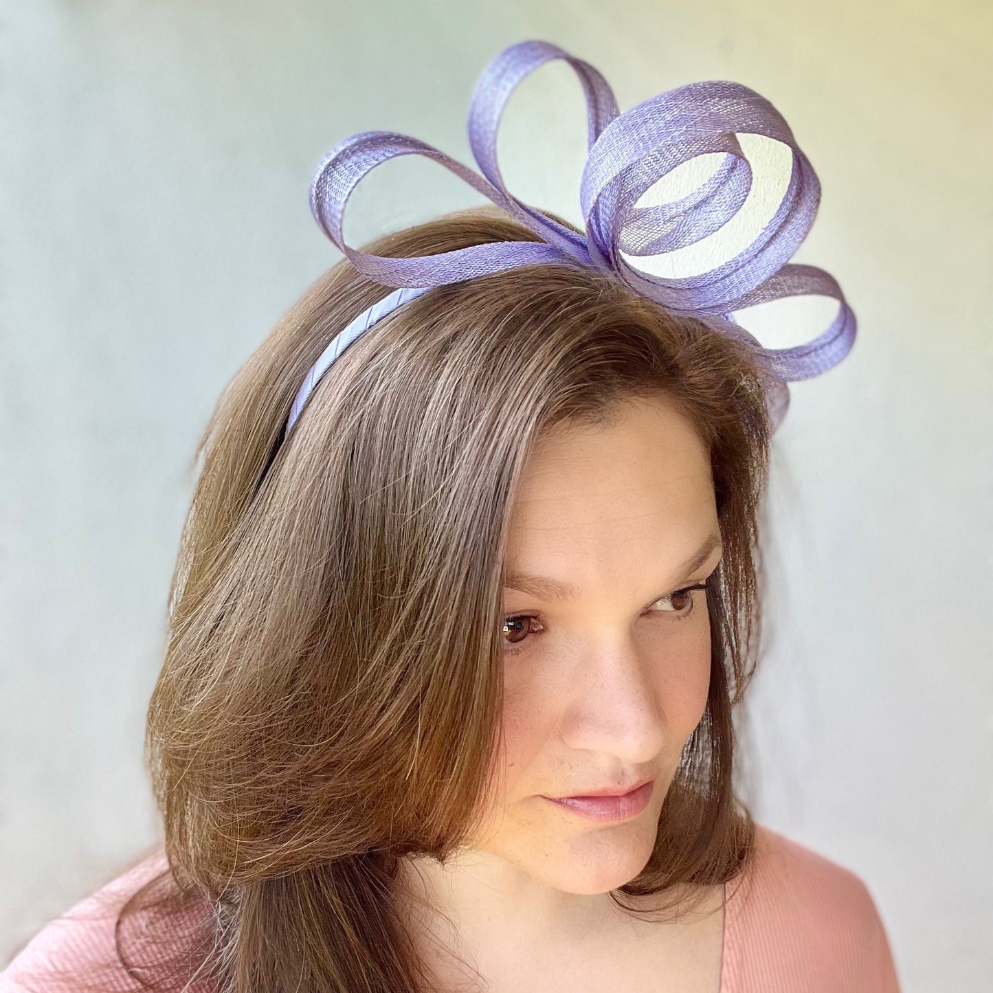 Margot Purple Fascinator