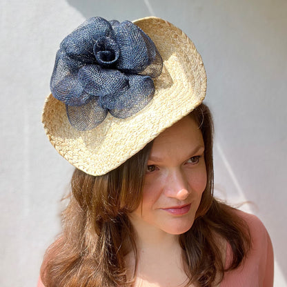 Lola Navy Blue Fascinator