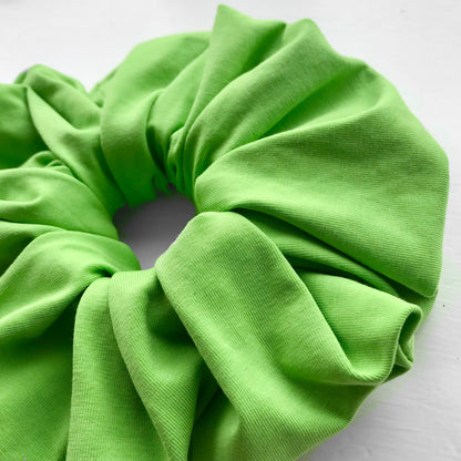 neon green scrunchie