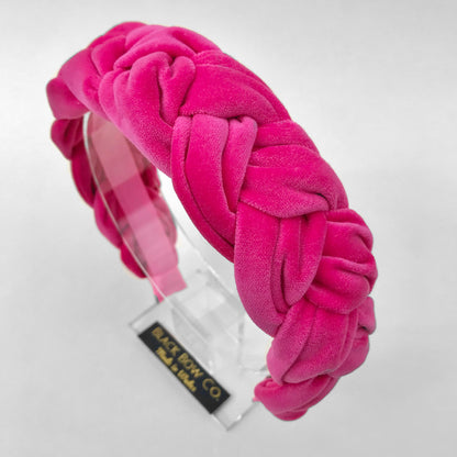 Bright pink headband 